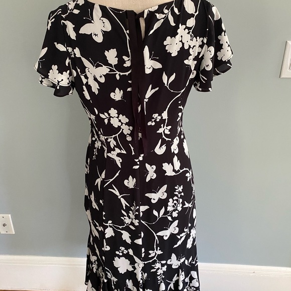 RSVP by Talbots - Elegant Black Patterned Dress - Picture 7 of 7